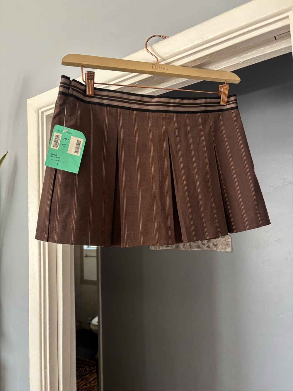 Original Y2K “Frenchi”Pleated Mini Skirt